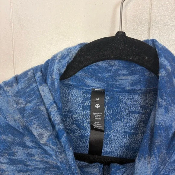 Lululemon men’s Surge Warm Full zip Running Fleece Jacket size medium running - Picture 10 of 11